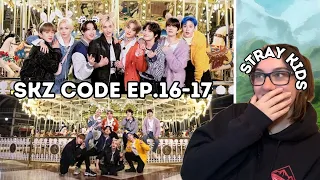 STRAY KIDS [SKZ CODE] Ep.16-17 한밤의 놀이공원 (Midnight Amusement Park) #1-2 Reaction