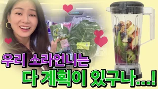 [해독주스Detox juice] 모델 이소라의 케일주스 1L대용량 만들기 (Kail juice from Korean model Lee So-ra)