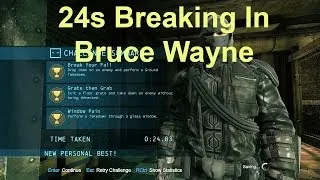 24s Breaking In: Bruce Wayne Predator: 3 Medals: Initiation DLC - Batman Arkham Origins