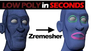 Auto RETOPOLOGY With Zremesher | Zbrush Retopology Tutorial.