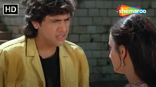 कभी कभी दिमाग का भी इस्तेमाल किया करो | Govinda, Farah Naaz | Action Scene (HD)