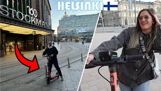 I murrem Rent 2 Trotineta ELEKTRIK me shetit te gjithe qytetin e Helsinkit ne Finlande!!!