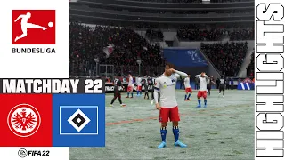 FIFA 22 | Career Mode | S 22/23 | Bundesliga | Eintracht Frankfurt vs. Hamburger SV