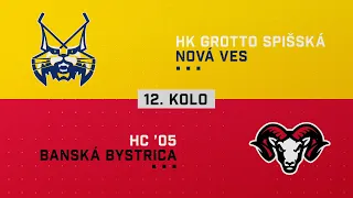 12.kolo HK GROTTO Spišská Nová Ves - HC 05 Banská Bystrica HIGHLIGHTS