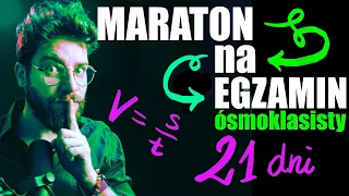 Prędkość, droga, czas❗️🍀Za 21 dni EGZAMIN ÓSMOKLASISTY 2024❗️ MARATON ósmoklasisty 2024