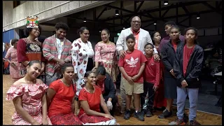 Fiji's President was accorded a traditional welcoming ceremony from the Macuata Province in Sydney