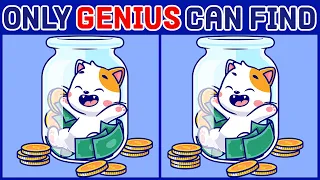 【Find the Difficult Difference🦊】99% Fail to find all. Only geniuses can do! 【Spot the Differences】