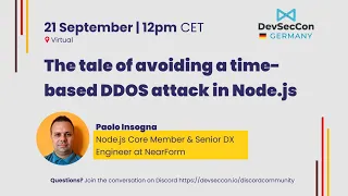 The tale of avoiding a time-based DDOS attack in Node.js