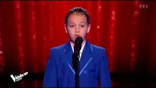 Nahel | Les Bourgeois (Jacques Brel) | The Voice Kids 2022 (France) | Blind Auditions