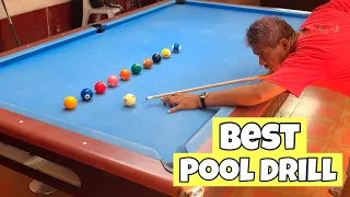 Pool Drill to Improve Your Shooting Skills and Cue Ball Control | Billiard Drills For Beginners