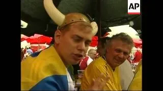 Danes and Swedes prepare for match