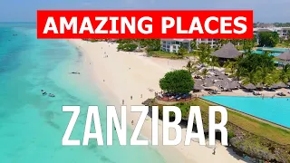 Vacation in Zanzibar, Tanzania | Beaches, tourism, landscapes | 4k video | Africa, Zanzibar Island