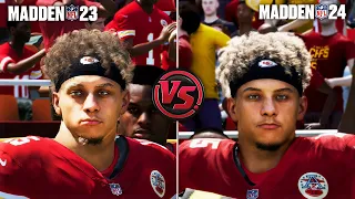 MADDEN 24 vs MADDEN 23 [PS5] | Super Bowl, Graphics & Gameplay Comparison