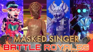 All Battle Royales On The Masked Singer (Seasons 8, 9 & 10) | Pandi Masked
