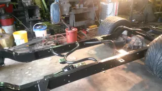 Camaro subframe install in a 57 chevy truck part 5