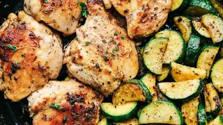 Buttery Garlic Herb Chicken with Zucchini I The Recipe Critic