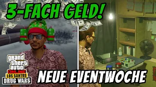 GTA Online NEUE Weihnachts Eventwoche | DREIFACH GTA$, Neue Inhalte, Rabatte und Zeitrennen in 2022