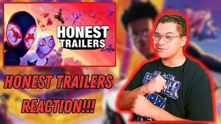 SPIDER-MAN ACROSS THE SPIDER-VERSE: HONEST TRAILERS REACTION!