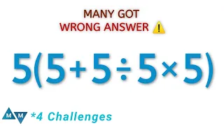 4 Tricky Maths Expressions | Many Got The Wrong Answers!