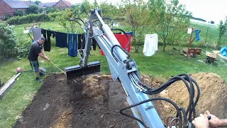 HOMEMADE TRACTOR BACKHOE # ŁADOWACZ TROLL#MINI KOPARKA#ZETOR 5211