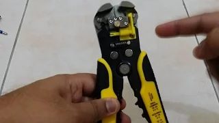 Automatic Wire Stripper + Crimper + Cutter Unboxing and Review (From AliExpress)