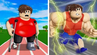 He Upgraded To The Fastest Person Ever! A Roblox Movie