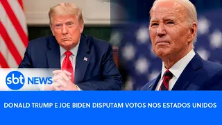 Donald Trump e Joe Biden disputam votos nos Estados Unidos