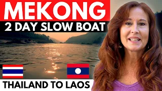 Unbelievable Boat Cruise Through Laos on the Mekong River!