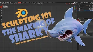 Sculpting in Blender 101: Making of Sharky