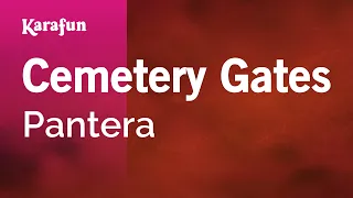 Cemetery Gates - Pantera | Karaoke Version | KaraFun