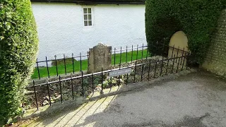 Little John's Grave ( of Robin Hood Fame ) Hathersage Village, Derbyshire, England UK