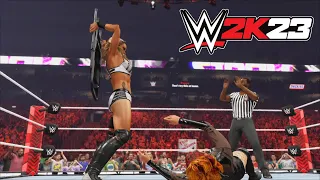 Zoey Stark Arrives To Take Out Becky Lynch (WWE 2K23 Universe Mode - Raw)