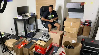 I bought 15 pairs of shoes from sneaker stores in LA to resell…