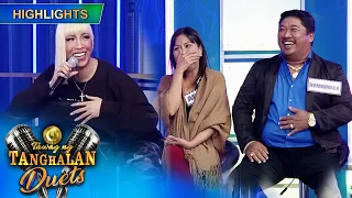 Vice Ganda teaches Daddy Dominador a new way of sitting | Tawag Ng Tanghalan Duets