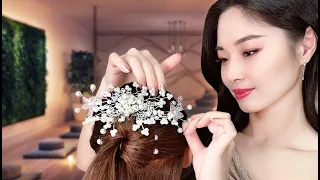 [ASMR] Doing Your Wedding Hair ~ Chinese & Western Styles