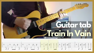 The Clash - Train in Vain (Stand by Me) (Guitar cover with tabs)