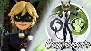 Caprinoir transformation (Chat Noir unify with goat miraculous) Ladybug and Chat Noir FANMADE