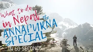 What to do in NEPAL in 60 seconds