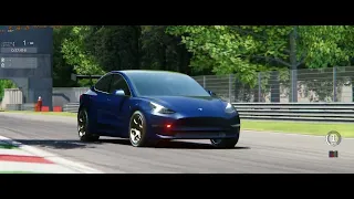 Assetto Corsa - Tesla Model 3 "Plaid" 1038 hp @ Monza - 1:49.665