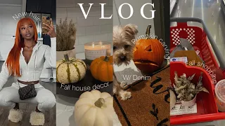 VLOG: PREPARE WITH ME FOR FALL | NEW HAIR, FALL DECOR, CLEANING, SHOPPING & MORE! | AVA GALORE