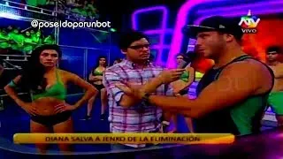 COMBATE: Jenko es Salvado de la Eliminacion por Diana 06/03/14