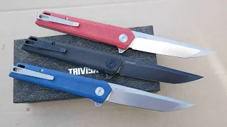 TRIVISA Equ 04, 10Cr15CoMoV (VG-10), Micarta