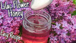 Lilac Honey Recipe 🍯 A Sweet Syrup Made From Lilac Flowers 🌸