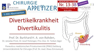 Divertikelkrankheit Divertikulitis CHIRURGIE APPetizer Nr.13-3B JUGENDFREIE VERSION