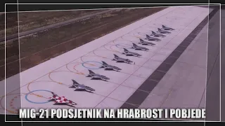 MiG-21 podsjetnik na hrabrost i pobjede