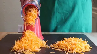 Démonstration râpe à fromage et carotte extra-fine - Rapeur Trancheur