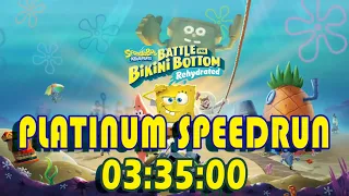 All Trophies & Achievements in 03:35:00 in Spongebob Bikini Bottom Rehydrated