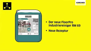 KÄRCHER INDUSTRIEREINIGER FloorPro 69 - REINIGUNG VON INDUSTRIE- UND FUSSBÖDEN.