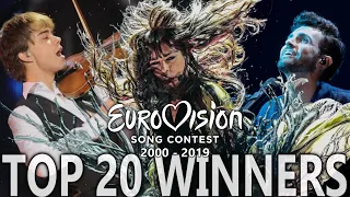 Eurovision 2000 - 2019: Top 20 Winners (With Comments)