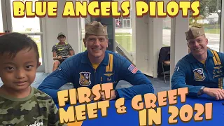 US NAVY BLUE ANGELS PILOTS FIRST MEET & GREET IN 2021| PENSACOLA FLORIDA | TRAVEL